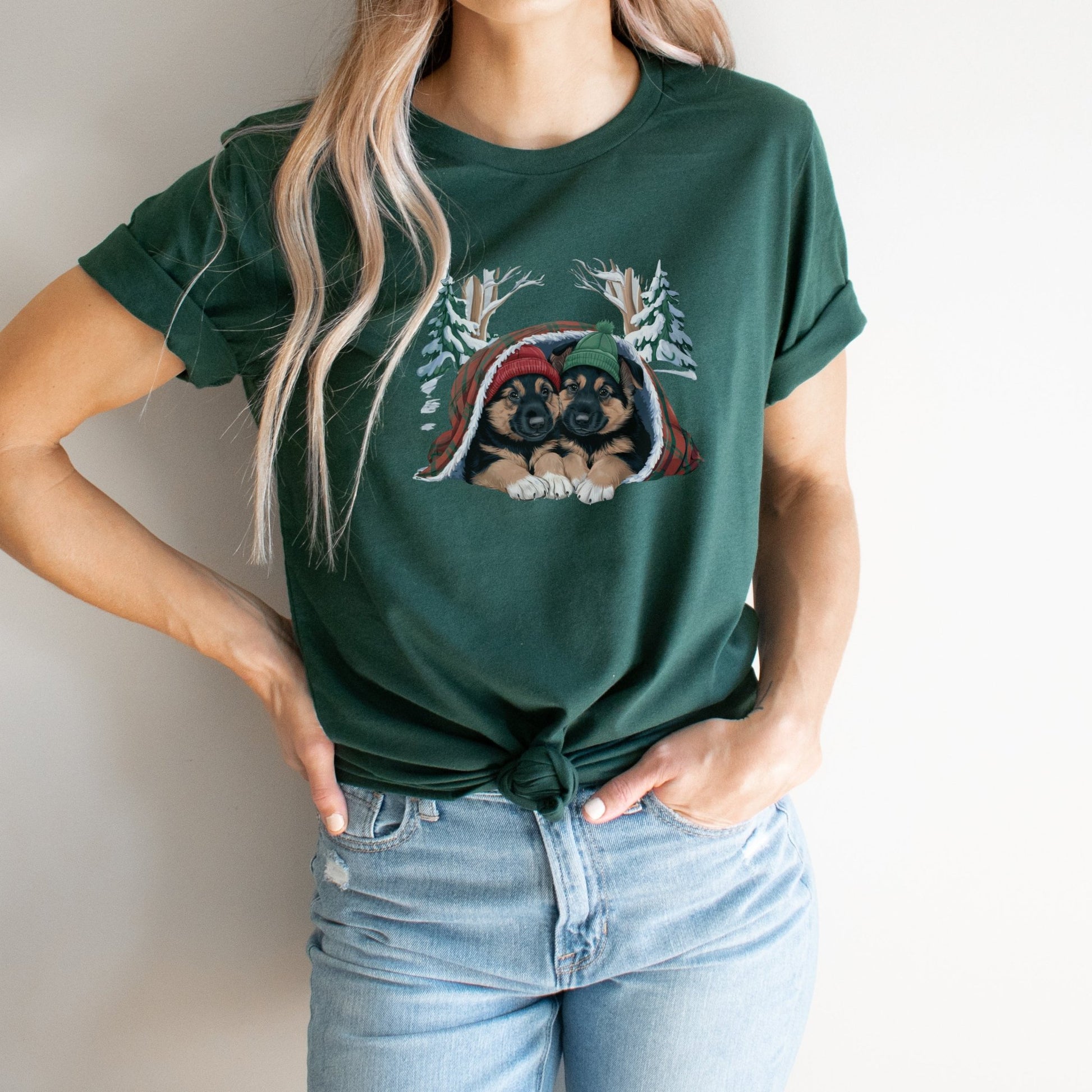 Cuddled in the Snow Shirt - The Pawsitive Initiative