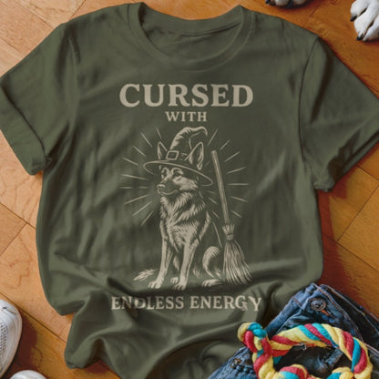 Cursed with Endless Energy Shirt - The Pawsitive Initiative