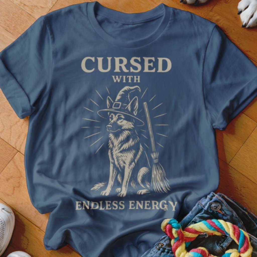 Cursed with Endless Energy Shirt - The Pawsitive Initiative