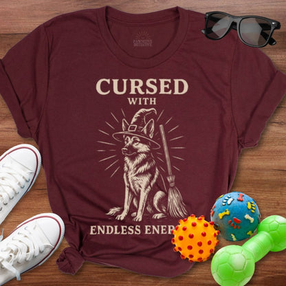 Cursed with Endless Energy Shirt - The Pawsitive Initiative