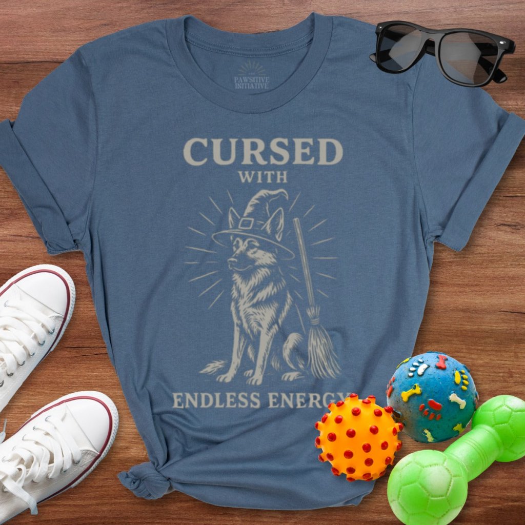 Cursed with Endless Energy Shirt - The Pawsitive Initiative