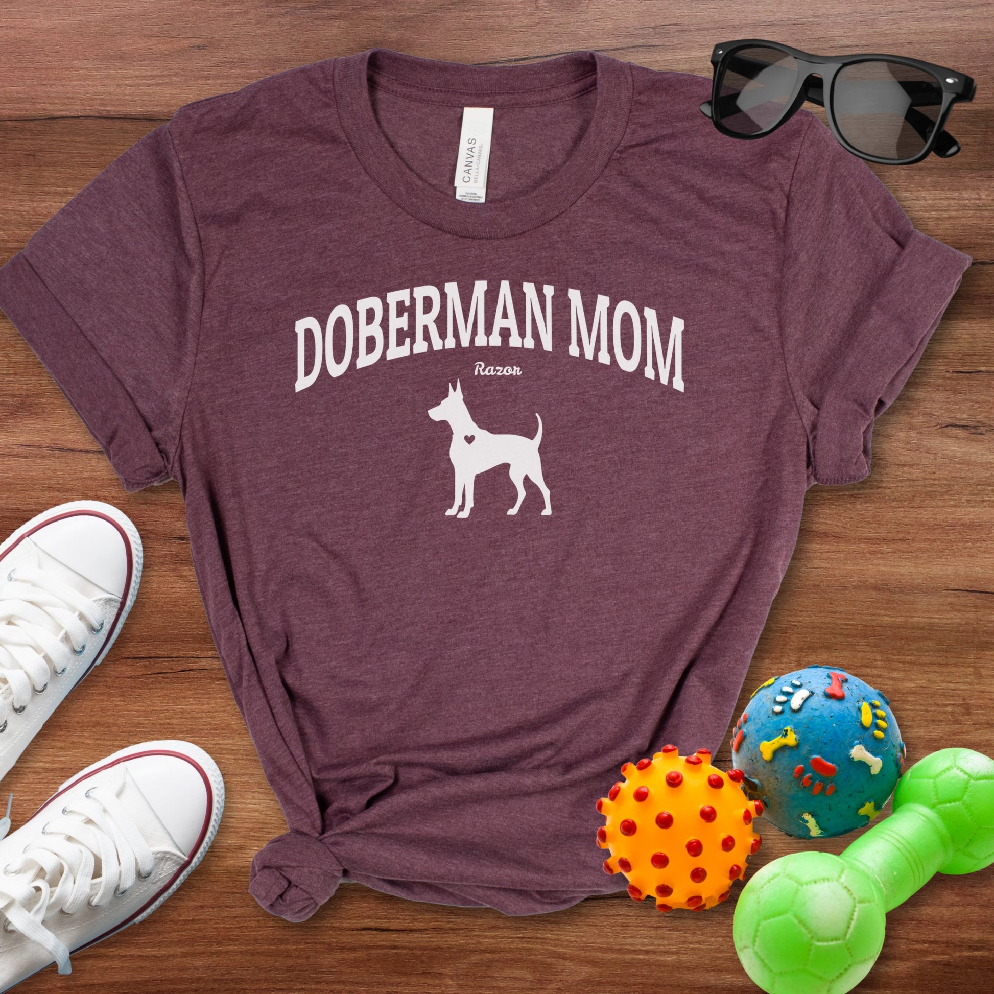 Custom Doberman Mom Shirt - The Pawsitive Initiative