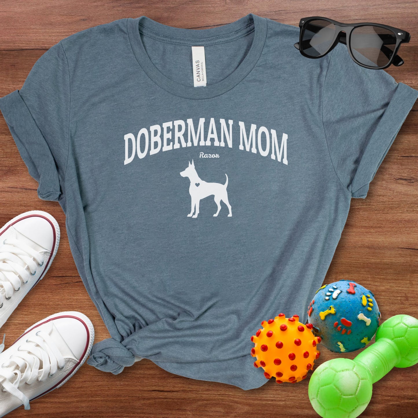 Custom Doberman Mom Shirt - The Pawsitive Initiative