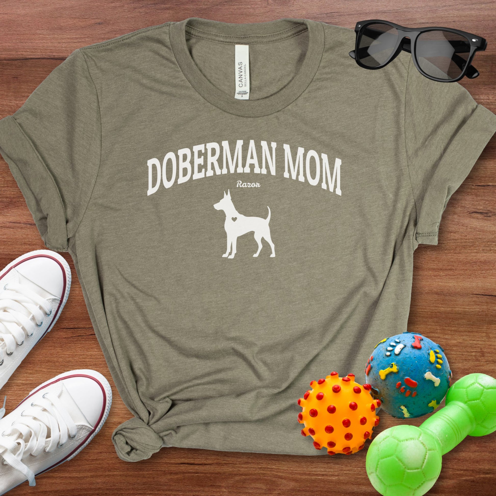 Custom Doberman Mom Shirt - The Pawsitive Initiative