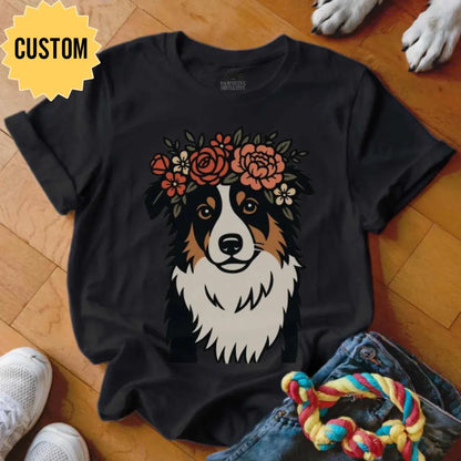 Custom Flower Crown Shirt - The Pawsitive Initiative