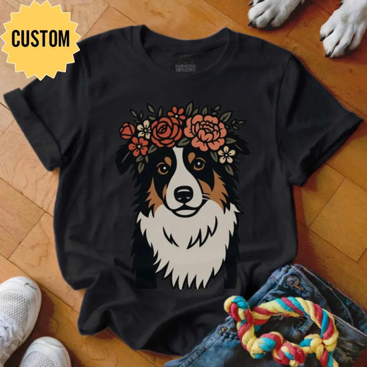Custom Flower Crown Shirt - The Pawsitive Initiative