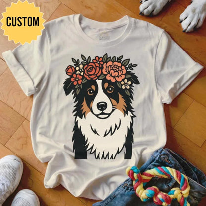 Custom Flower Crown Shirt - The Pawsitive Initiative