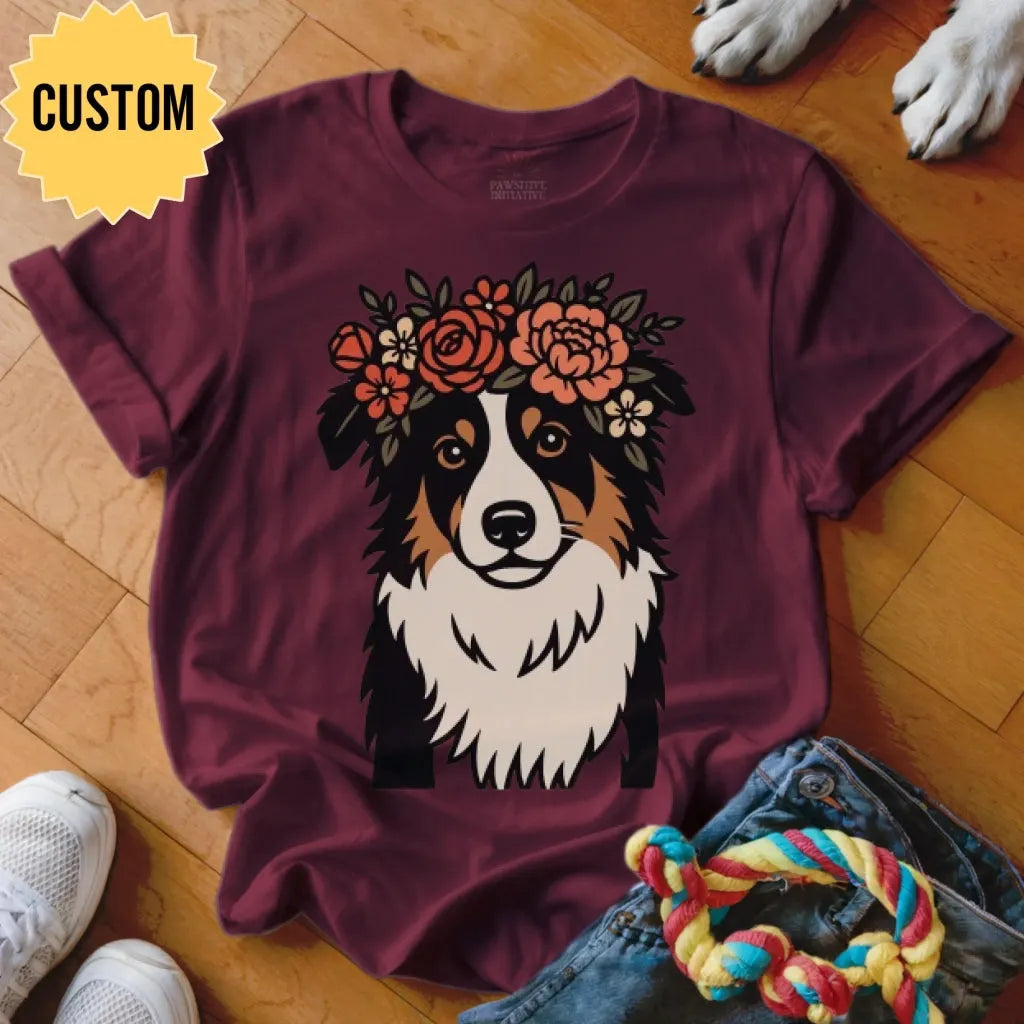 Custom Flower Crown Shirt - The Pawsitive Initiative