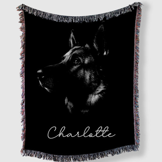 Custom German Shepherd Blanket - The Pawsitive Initiative