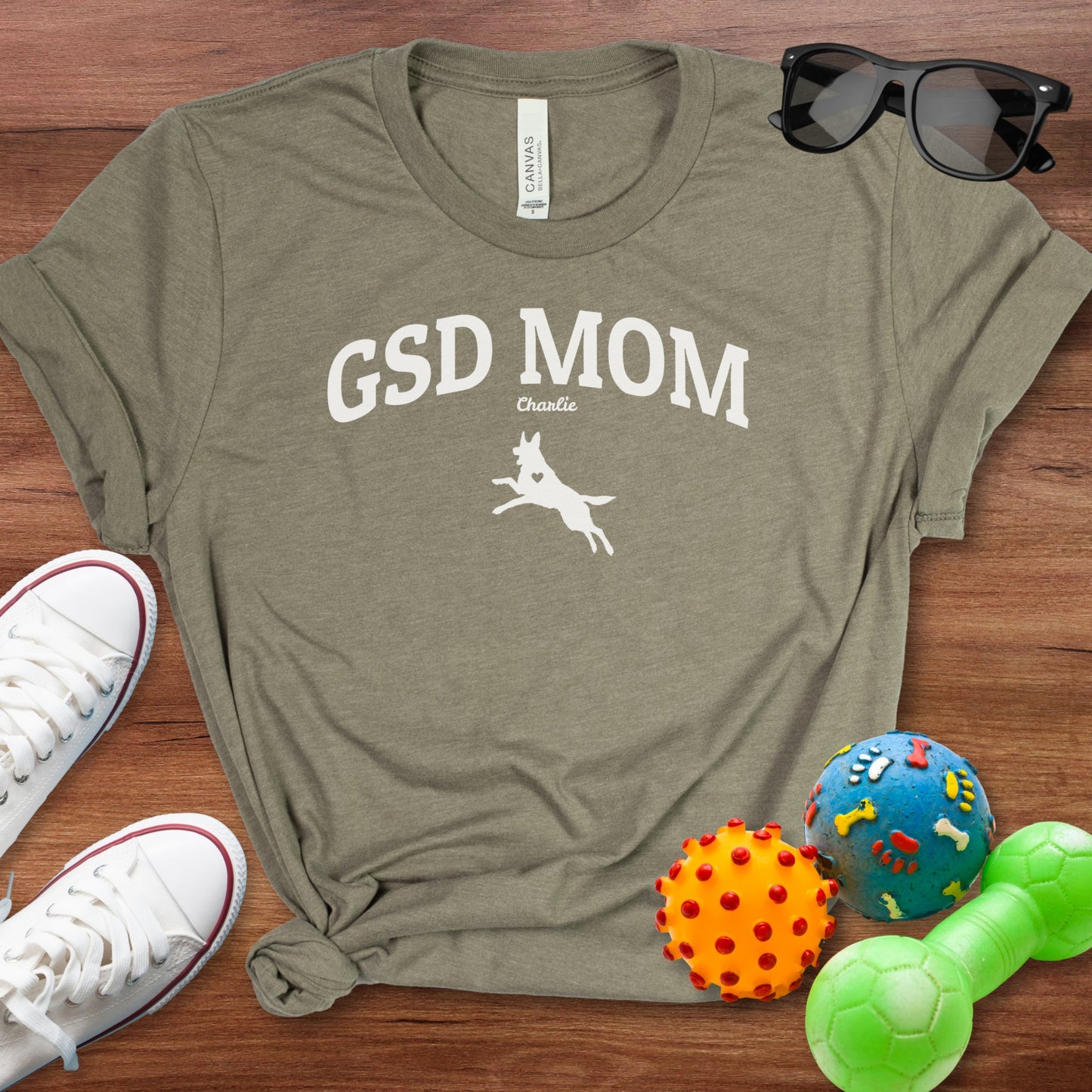 Custom GSD Mom Shirt - The Pawsitive Initiative