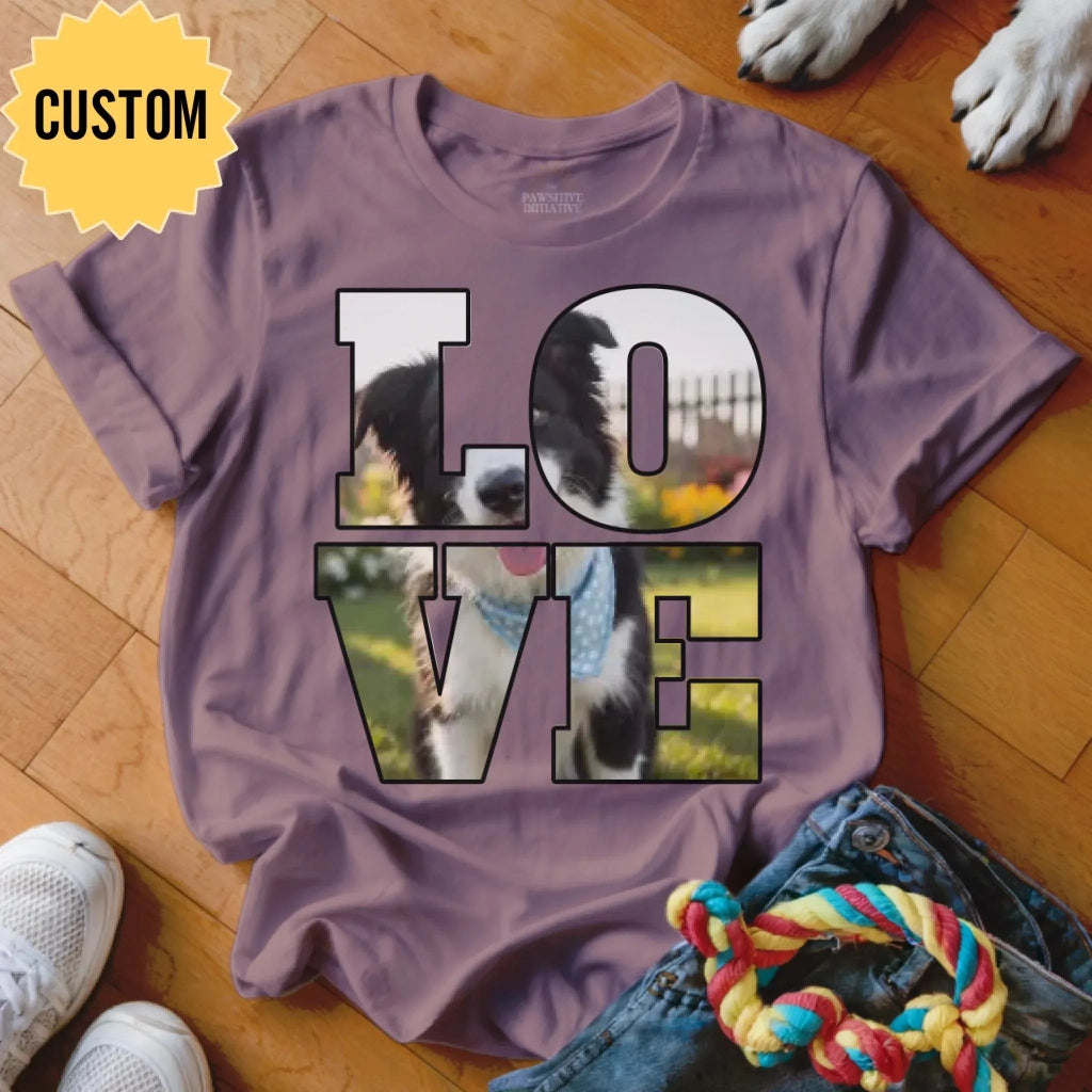Custom LOVE shirt - The Pawsitive Initiative