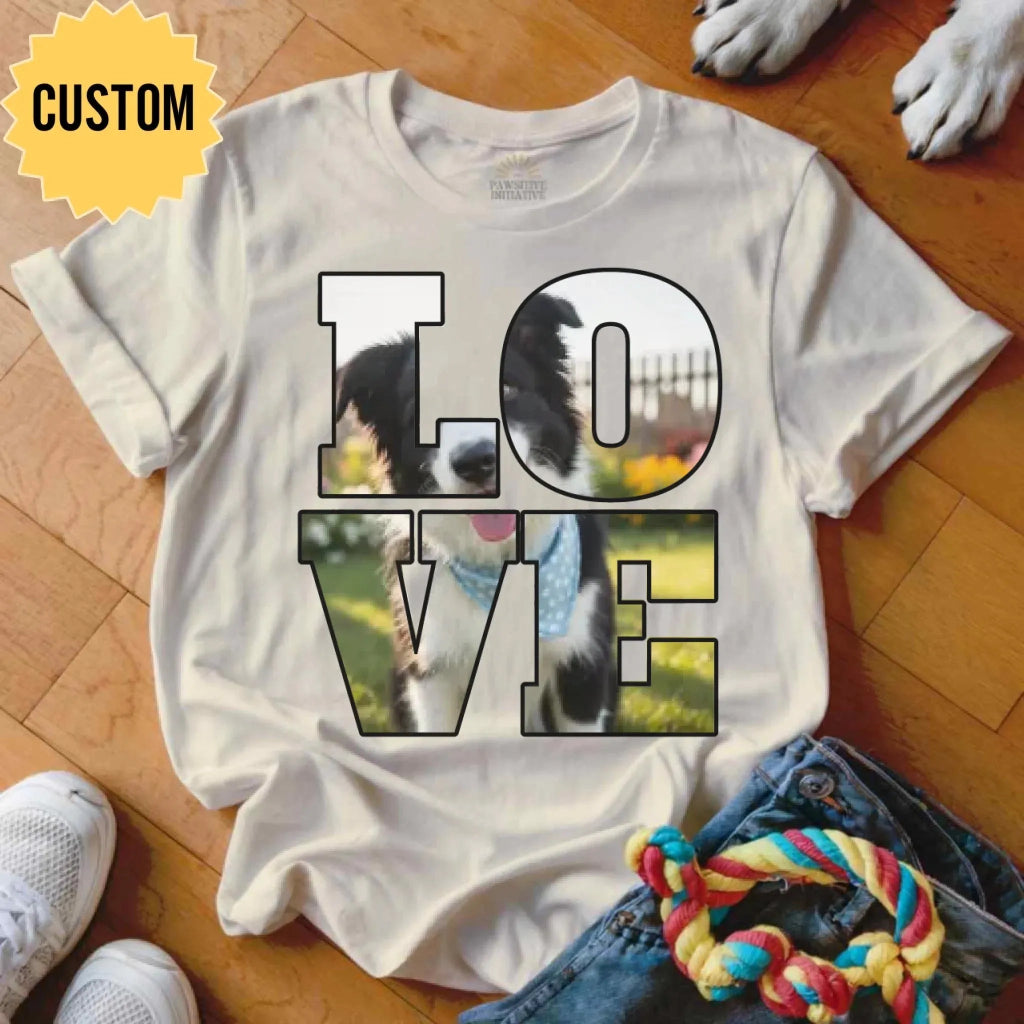 Custom LOVE shirt - The Pawsitive Initiative