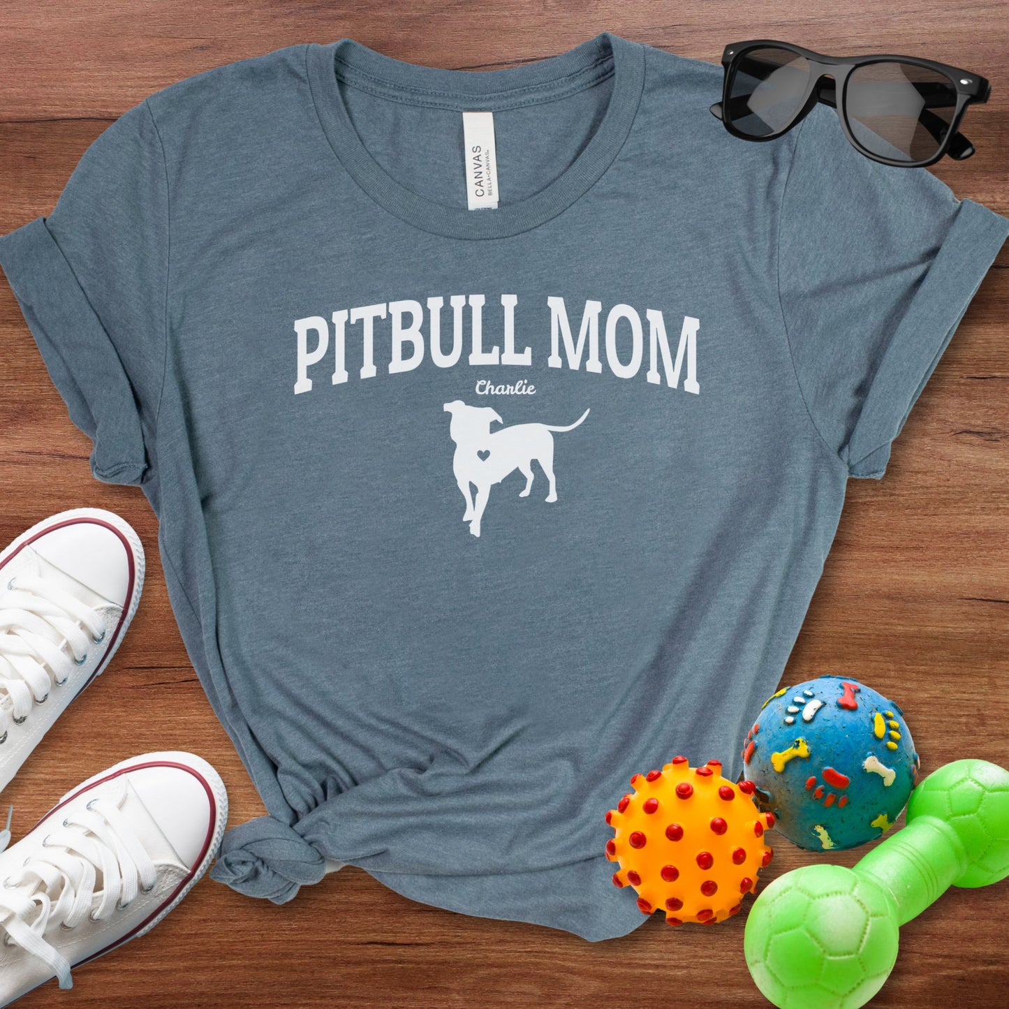 Custom Pitbull Mom Shirt - The Pawsitive Initiative