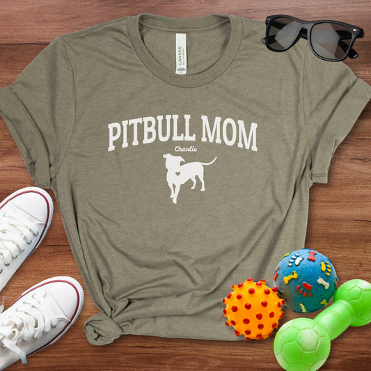 Custom Pitbull Mom Shirt - The Pawsitive Initiative