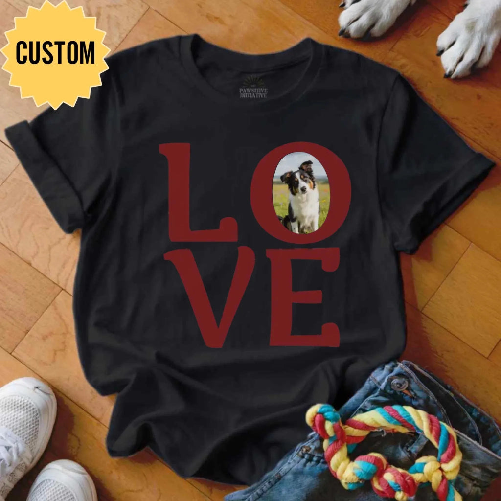 Custom Valentines Dog Shirt - The Pawsitive Initiative