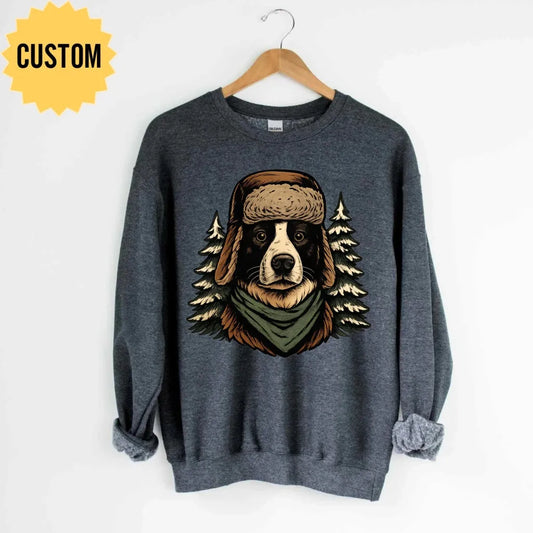 Custom Winter Hat Sweatshirt - The Pawsitive Initiative