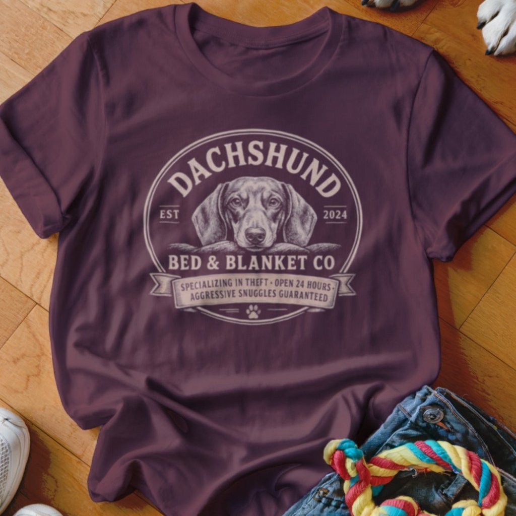 Dachshund Bed & Blanket Co Shirt - The Pawsitive Initiative