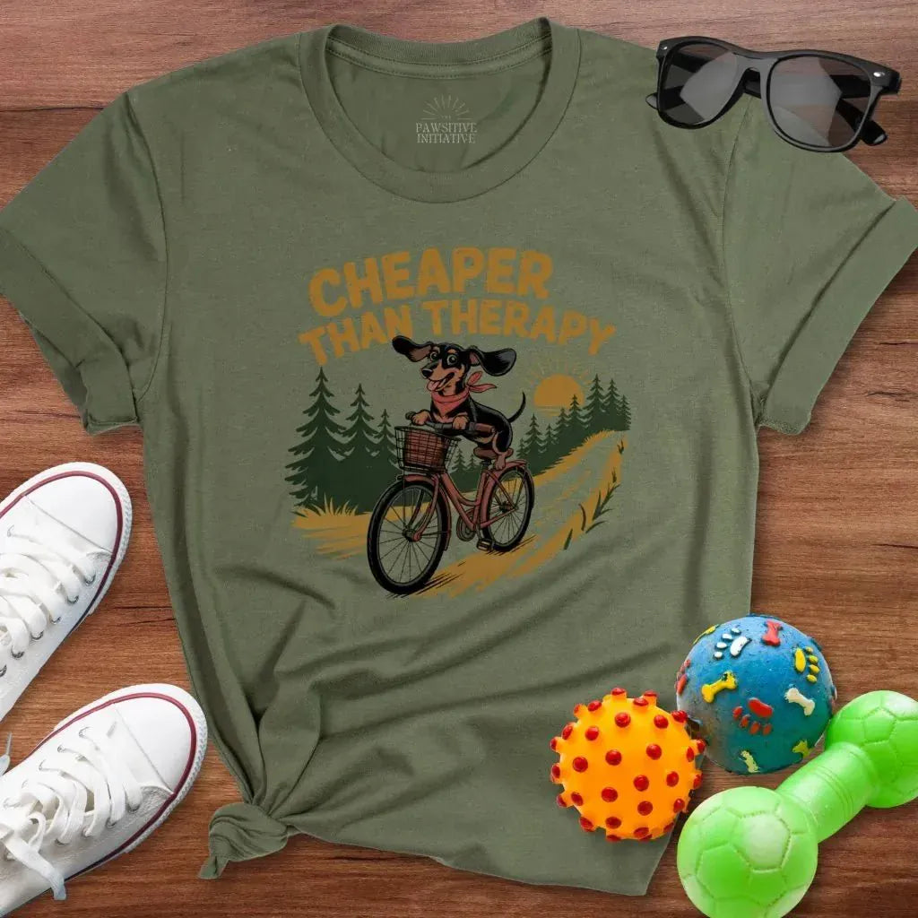Dachshund Biking Shirt - The Pawsitive Initiative
