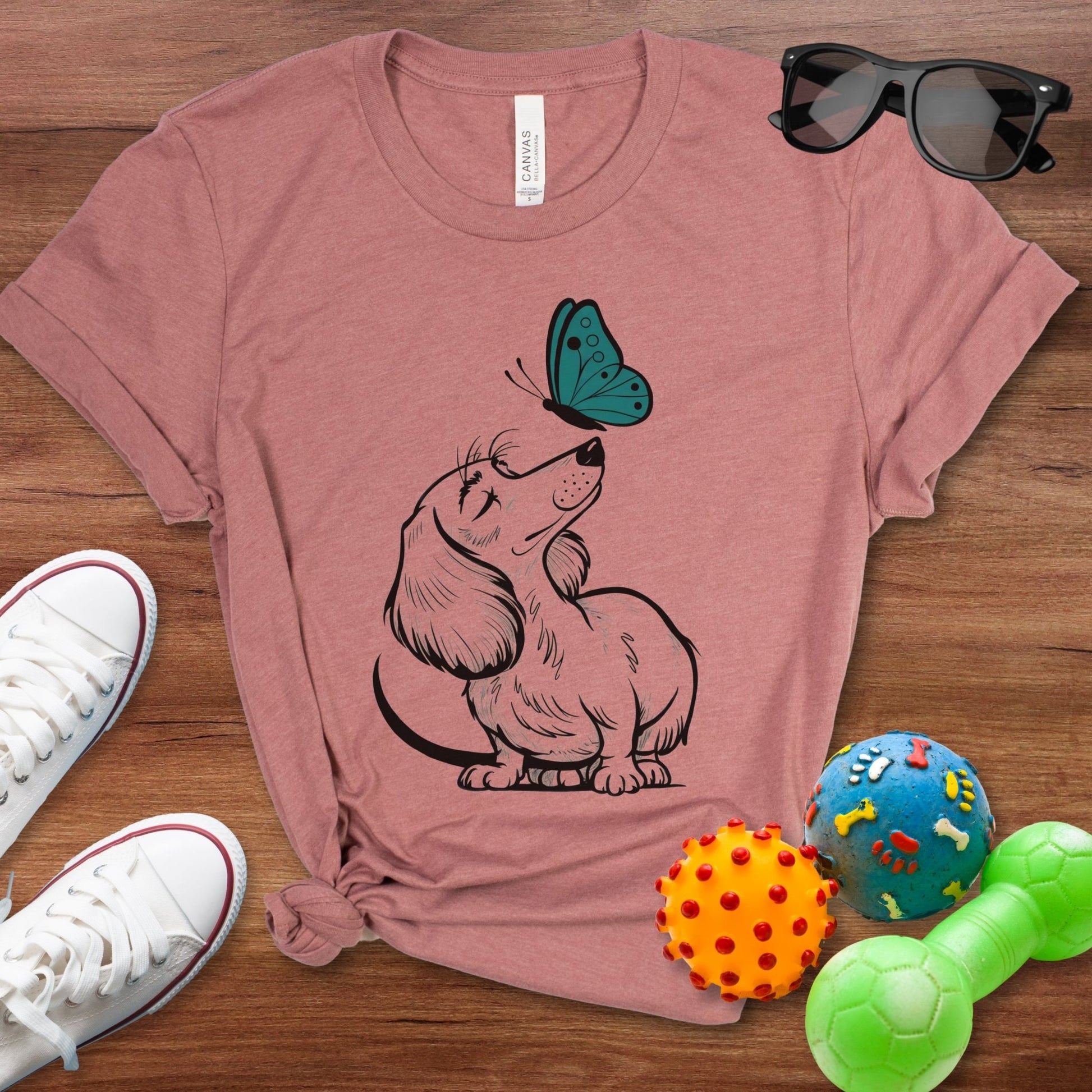 Dachshund Butterfly Kisses Shirt - The Pawsitive Initiative