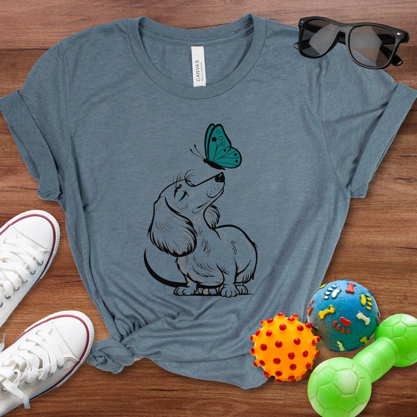 Dachshund Butterfly Kisses Shirt - The Pawsitive Initiative