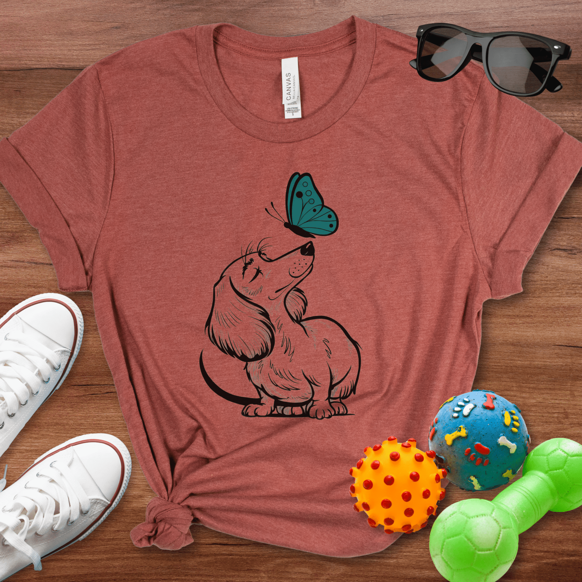 Dachshund Butterfly Kisses Shirt - The Pawsitive Initiative