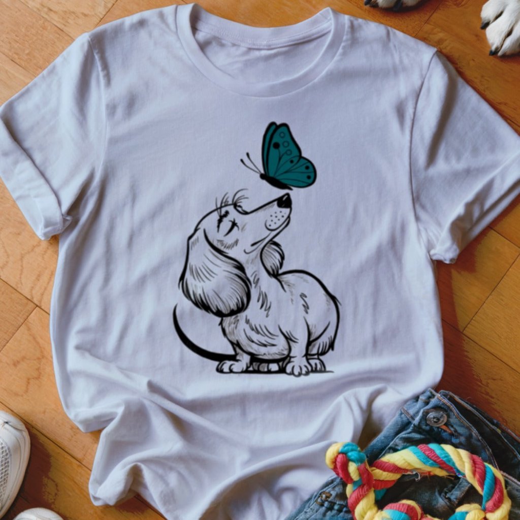 Dachshund Butterfly Shirt - The Pawsitive Initiative