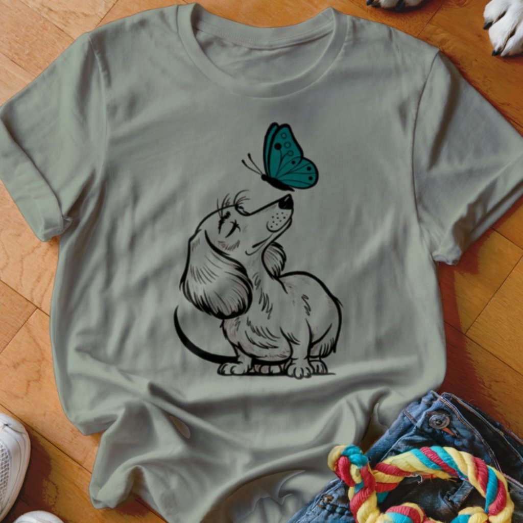 Dachshund Butterfly Shirt - The Pawsitive Initiative