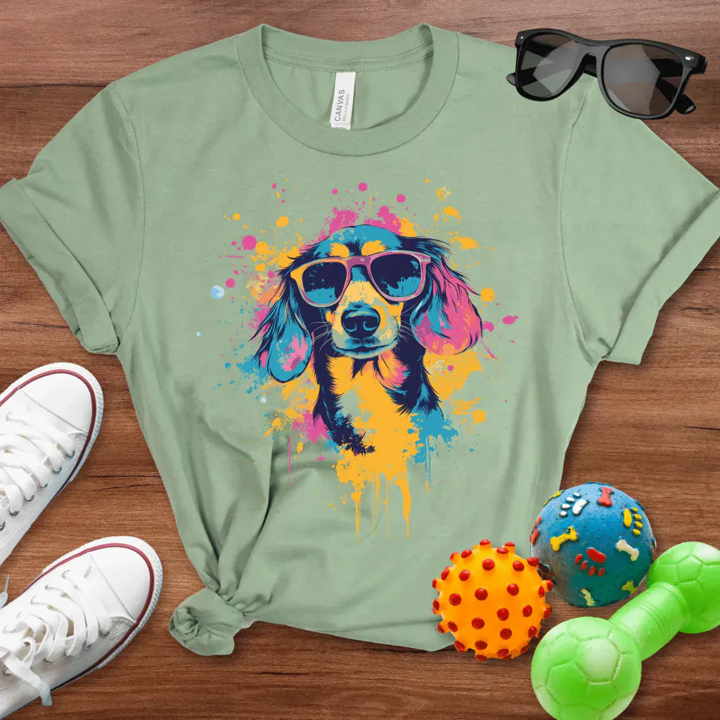 Dachshund Color Splash Shirt - The Pawsitive Initiative