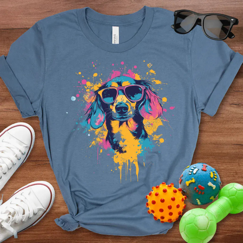 Dachshund Color Splash Shirt - The Pawsitive Initiative