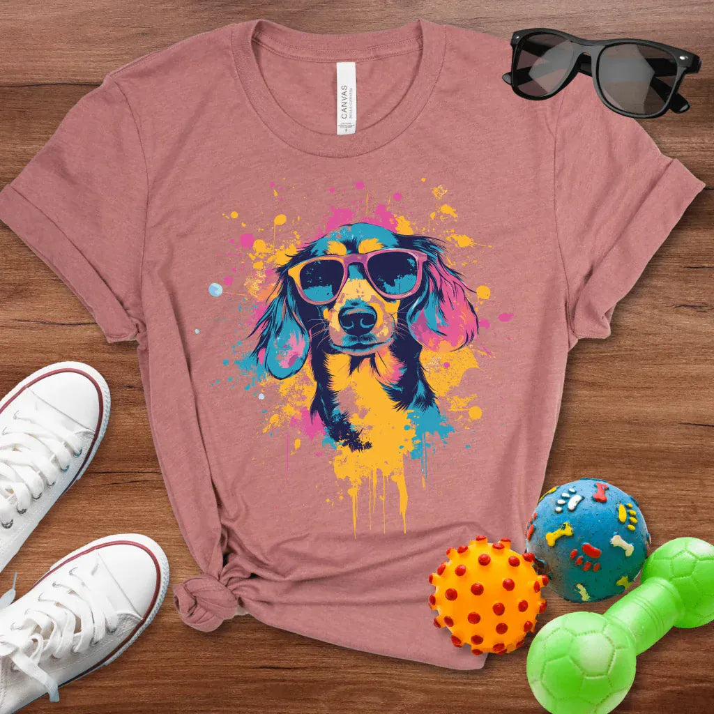 Dachshund Color Splash Shirt - The Pawsitive Initiative