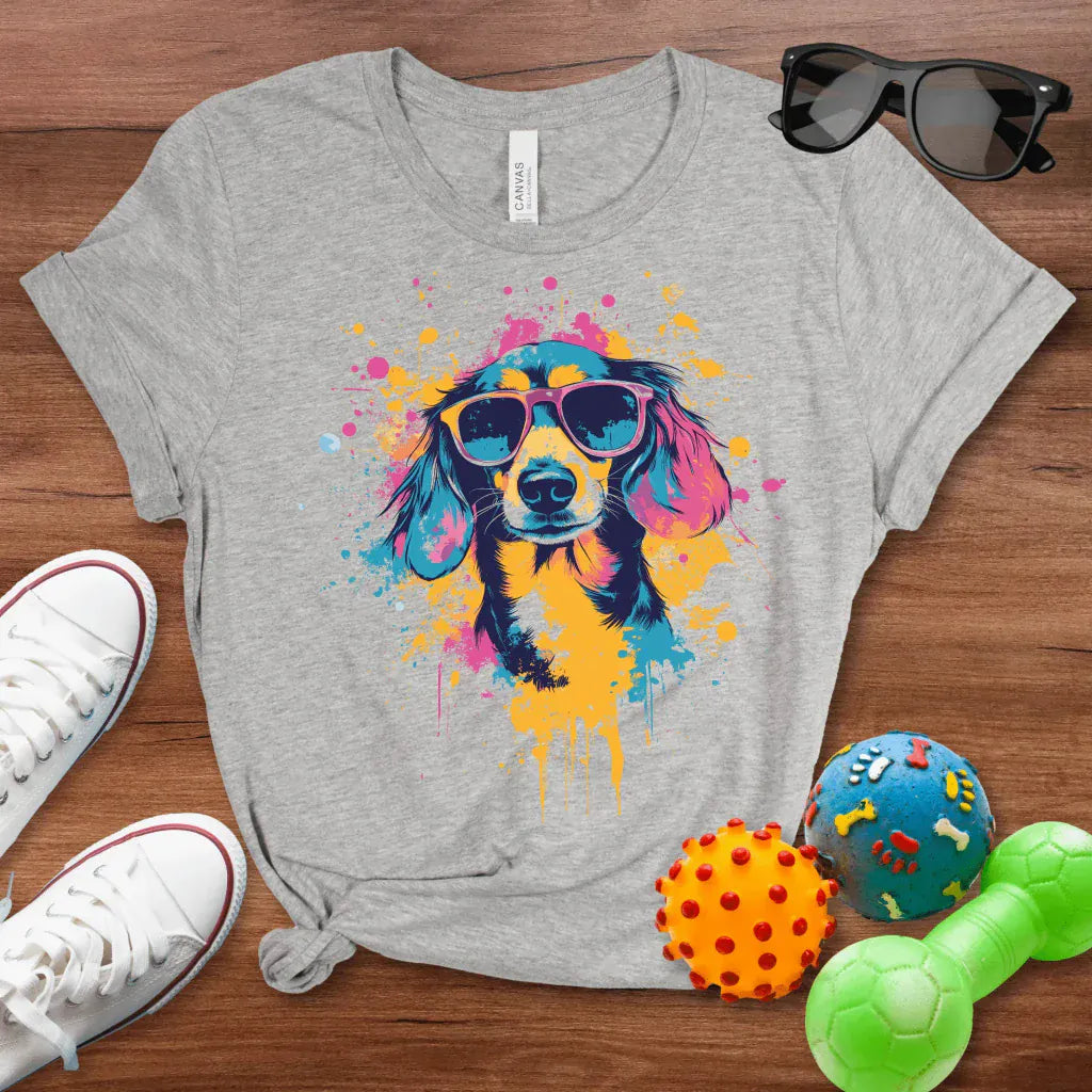 Dachshund Color Splash Shirt - The Pawsitive Initiative