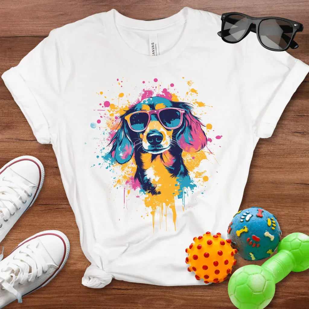 Dachshund Color Splash Shirt - The Pawsitive Initiative