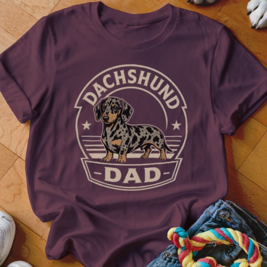 Dachshund Dad Shirt - The Pawsitive Initiative