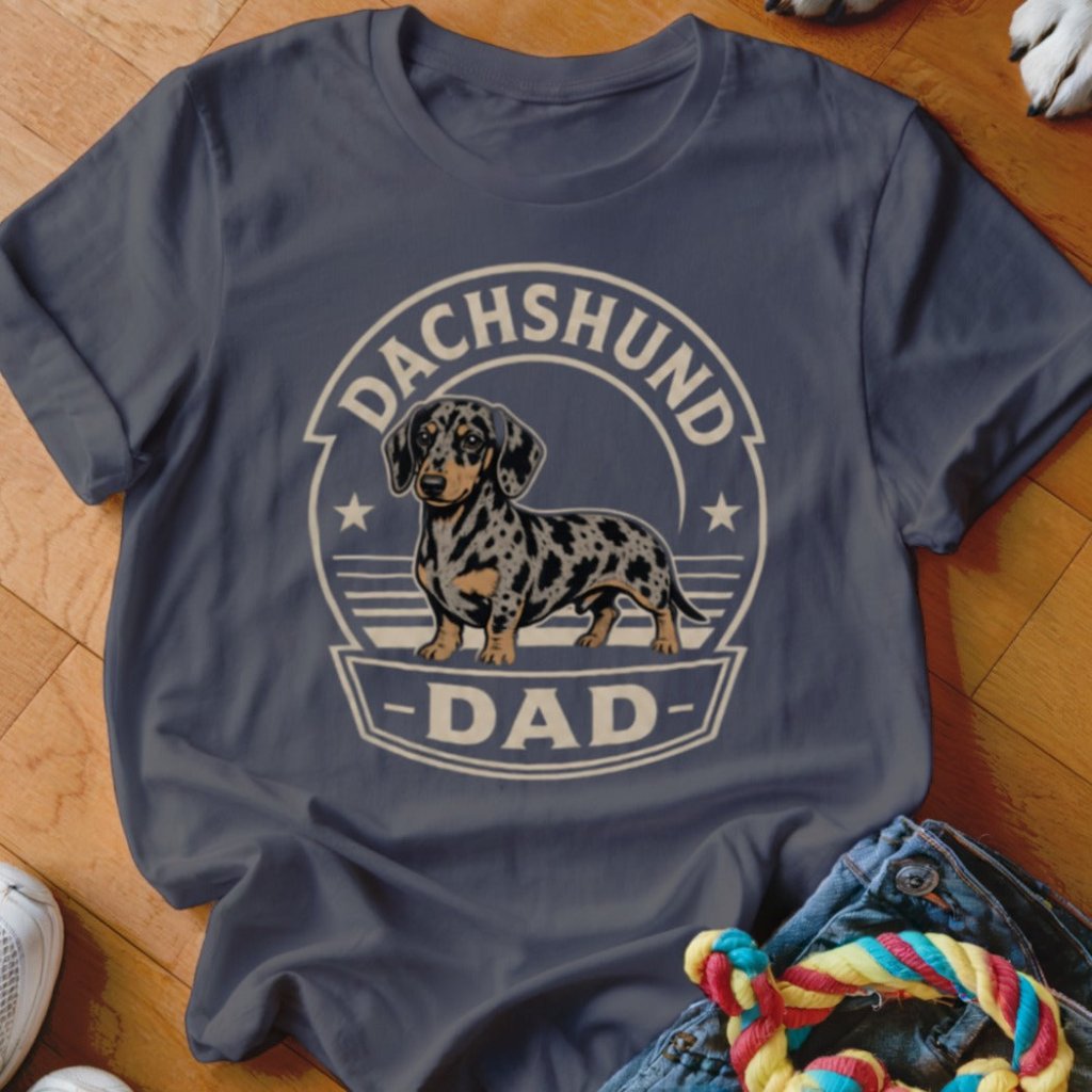 Dachshund Dad Shirt - The Pawsitive Initiative