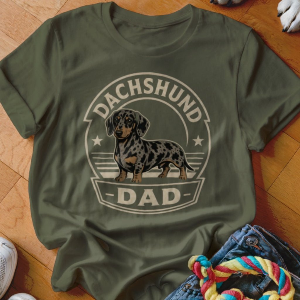 Dachshund Dad Shirt - The Pawsitive Initiative
