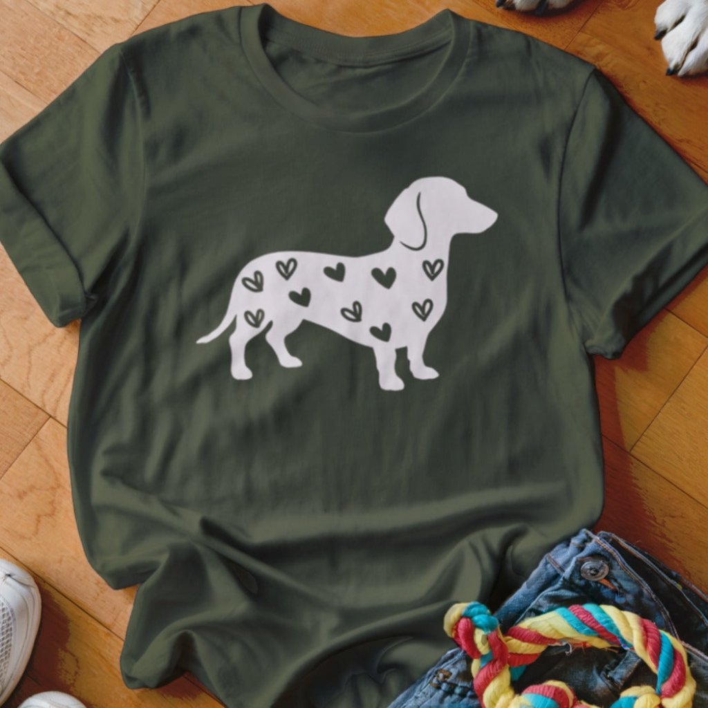 Dachshund Hearts Shirt - The Pawsitive Initiative