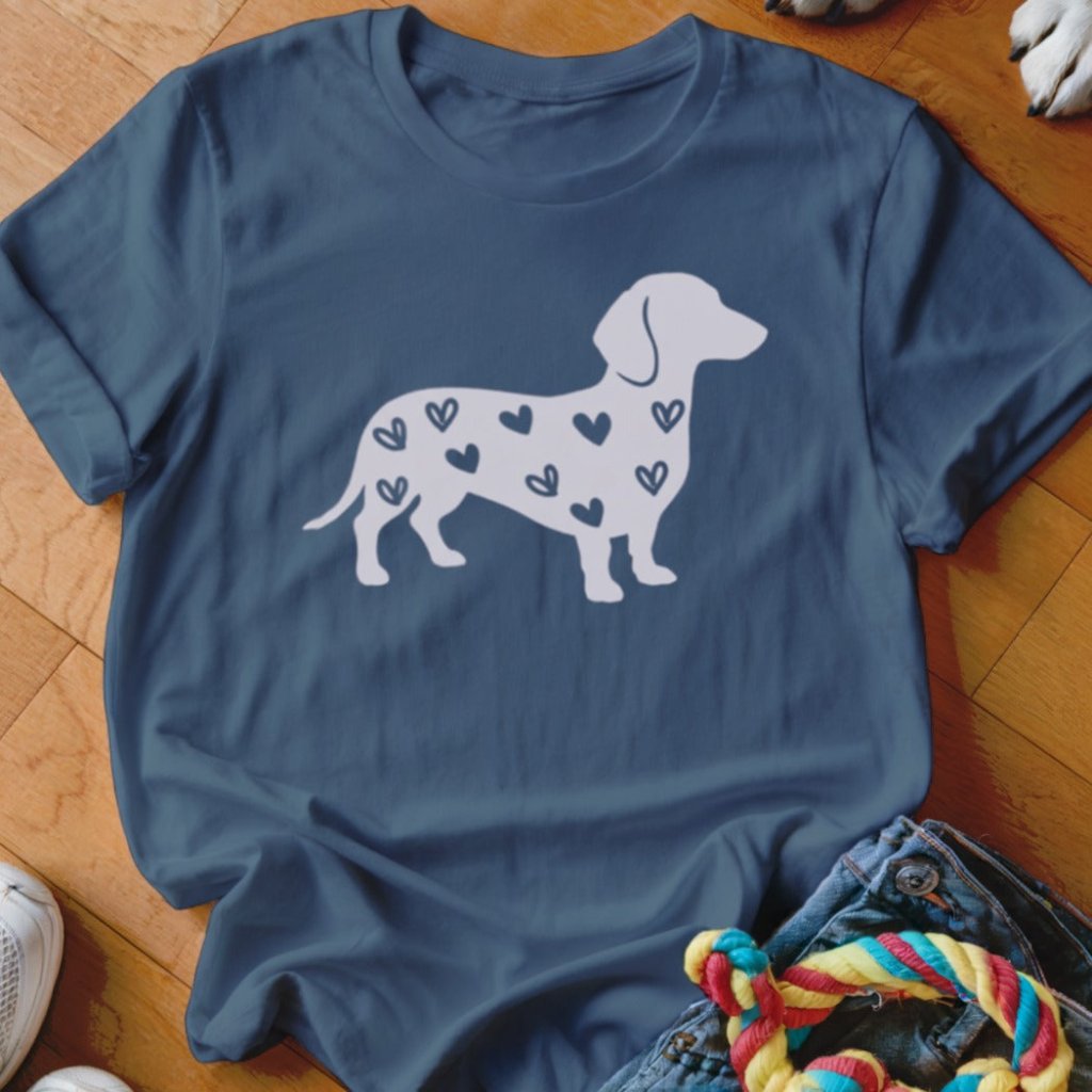 Dachshund Hearts Shirt - The Pawsitive Initiative