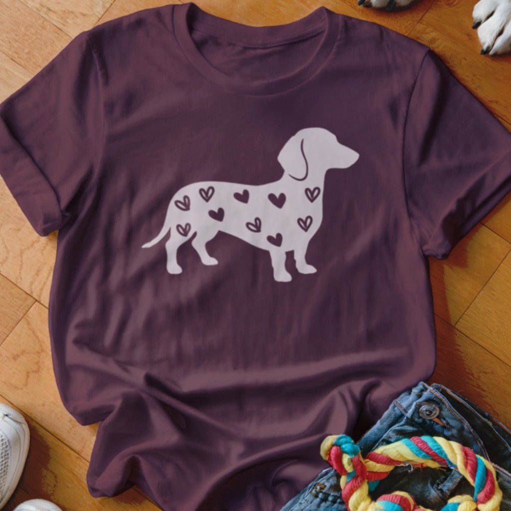 Dachshund Hearts Shirt - The Pawsitive Initiative