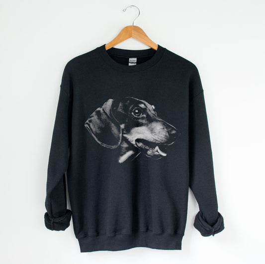 Dachshund Silhouette Sweatshirt - The Pawsitive Initiative