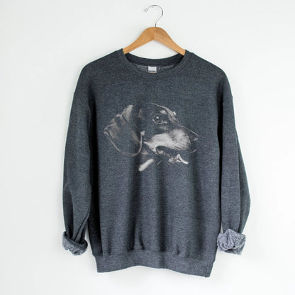 Dachshund Silhouette Sweatshirt - The Pawsitive Initiative