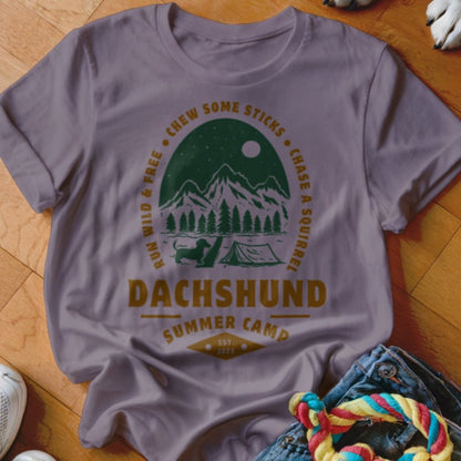 Dachshund Summer Camp Shirt - The Pawsitive Initiative