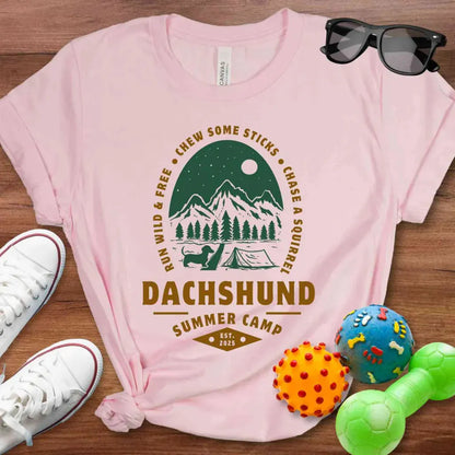 Dachshund Summer Camp Shirt - The Pawsitive Initiative