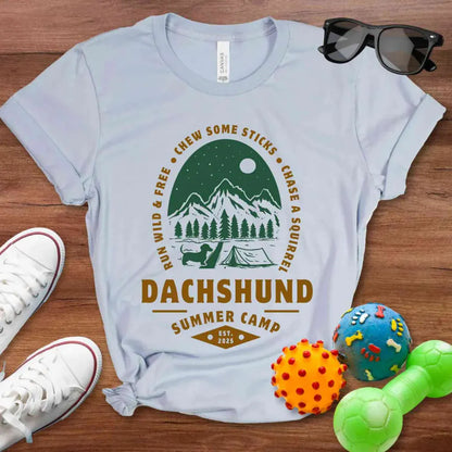 Dachshund Summer Camp Shirt - The Pawsitive Initiative