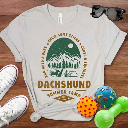 Dachshund Summer Camp Shirt - The Pawsitive Initiative