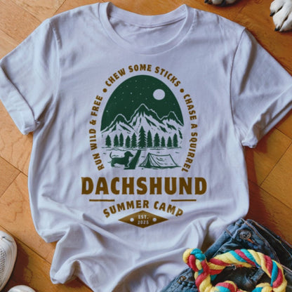 Dachshund Summer Camp Shirt - The Pawsitive Initiative