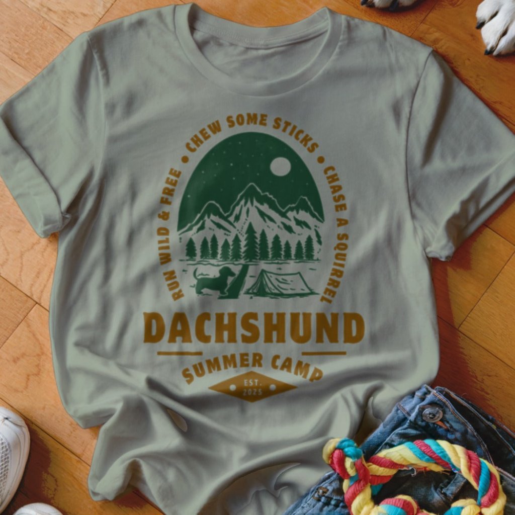 Dachshund Summer Camp Shirt - The Pawsitive Initiative