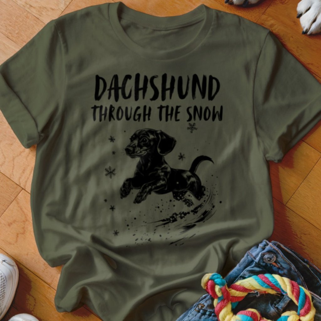 Dachshund Through the Snow Shirt - The Pawsitive Initiative