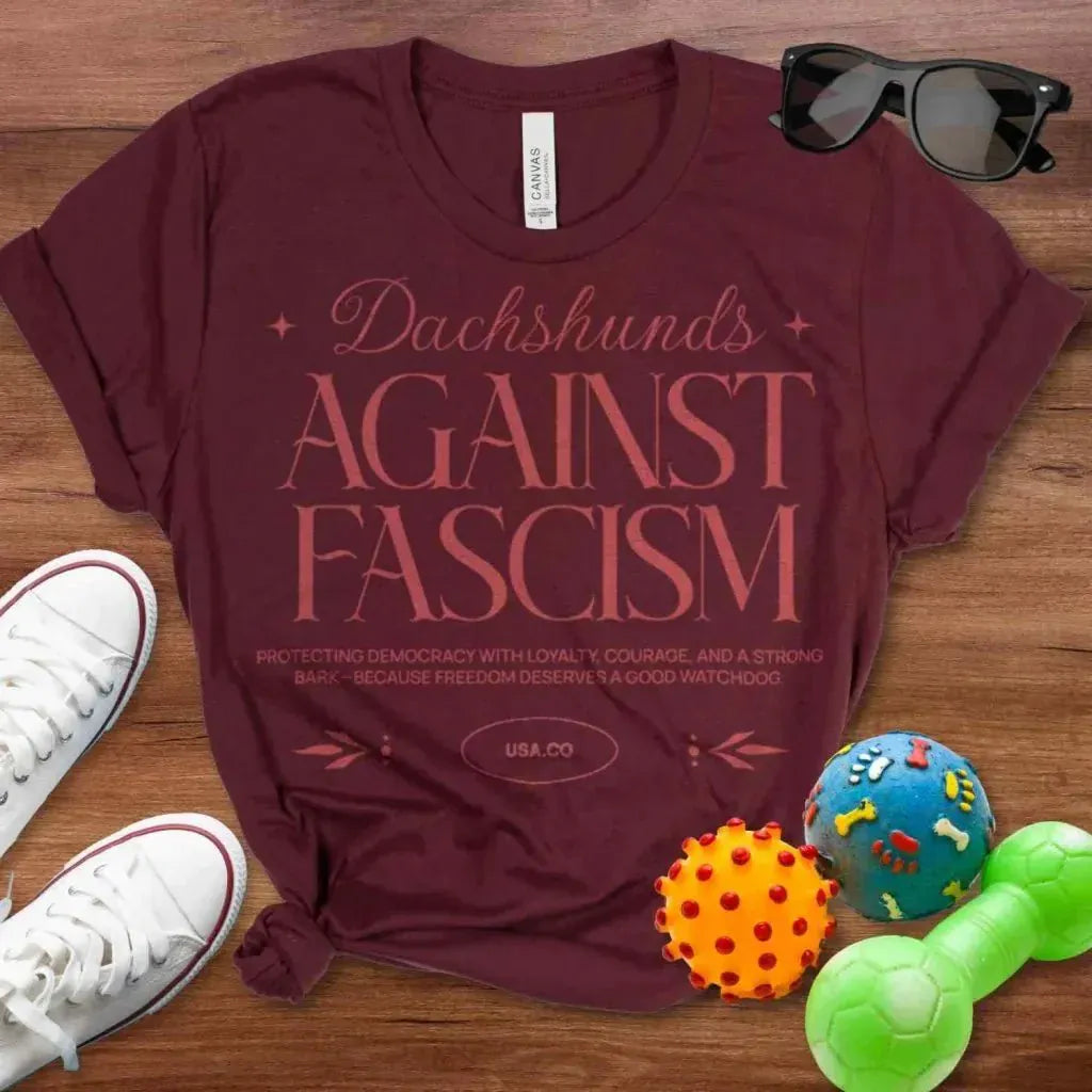 Dachshunds Against Shirt - The Pawsitive Initiative
