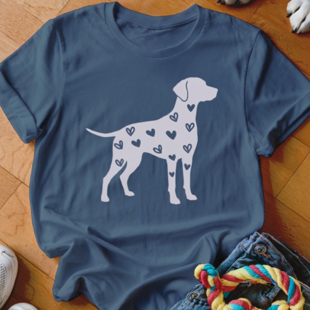 Dalmatian Hearts Shirt - The Pawsitive Initiative