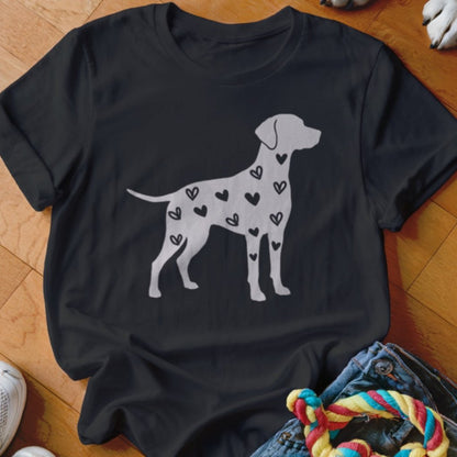 Dalmatian Hearts Shirt - The Pawsitive Initiative